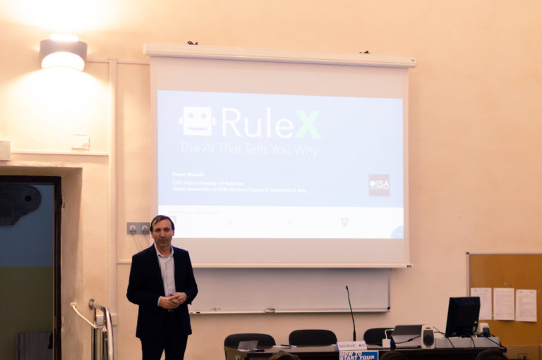 Evento how to start your business - Marco Muselli di Rulex